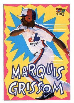1992 Topps Kids #8 Marquis Grissom Front