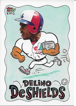 1992 Topps Kids #9 Delino DeShields Front