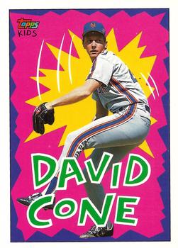1992 Topps Kids #16 David Cone Front