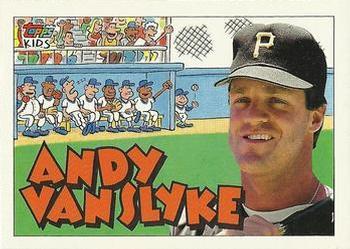 1992 Topps Kids #23 Andy Van Slyke Front