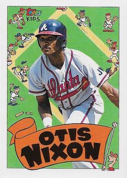 1992 Topps Kids #35 Otis Nixon Front