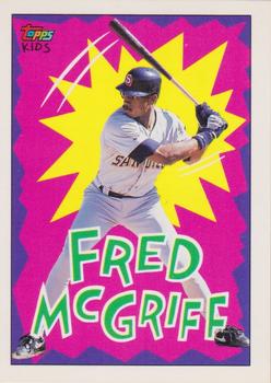 1992 Topps Kids #55 Fred McGriff Front