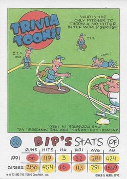 1992 Topps Kids #56 Bip Roberts Back