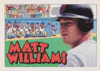 1992 Topps Kids #60 Matt Williams Front