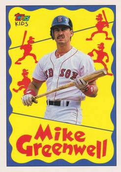 1992 Topps Kids #69 Mike Greenwell Front