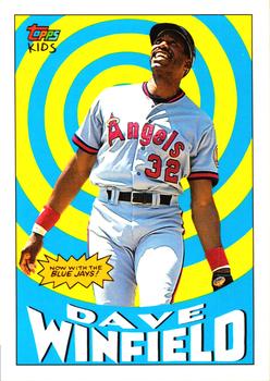 1992 Topps Kids #96 Dave Winfield Front
