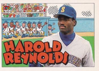 1992 Topps Kids #123 Harold Reynolds Front