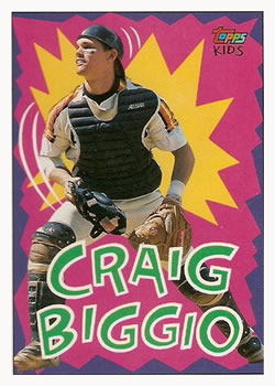 1992 Topps Kids #43 Craig Biggio Front