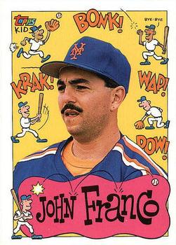 1992 Topps Kids #13 John Franco Front