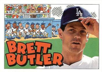 1992 Topps Kids #49 Brett Butler Front