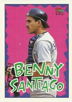 1992 Topps Kids #54 Benny Santiago Front