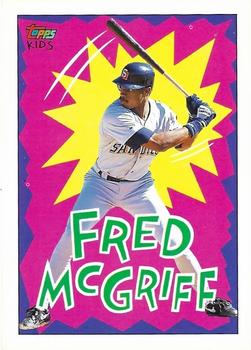 1992 Topps Kids #55 Fred McGriff Front