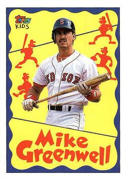 1992 Topps Kids #69 Mike Greenwell Front