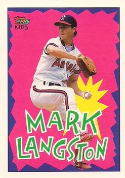 1992 Topps Kids #98 Mark Langston Front