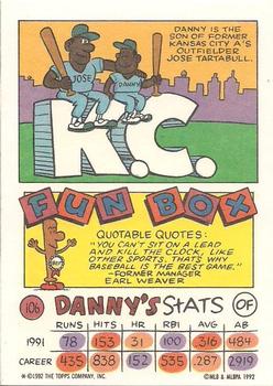 1992 Topps Kids #106 Danny Tartabull Back