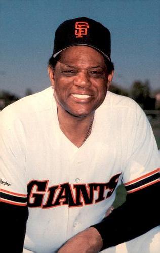 1988 San Francisco Giants Postcards #NNO Willie Mays Front