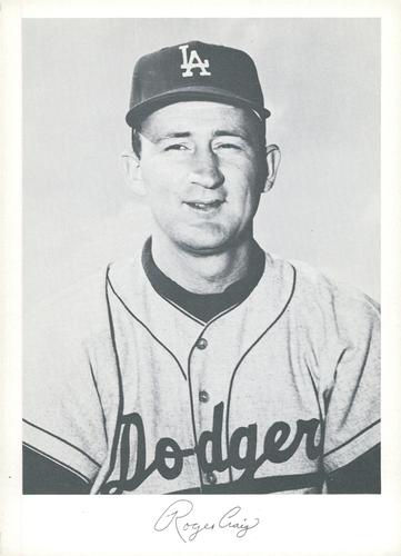 1960 Danny Goodman Los Angeles Dodgers Set A #NNO Roger Craig Front