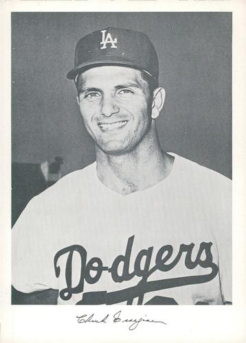 1960 Danny Goodman Los Angeles Dodgers Set A #NNO Chuck Essegian Front