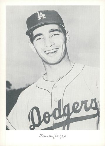 1960 Danny Goodman Los Angeles Dodgers Set A #NNO Sandy Koufax Front