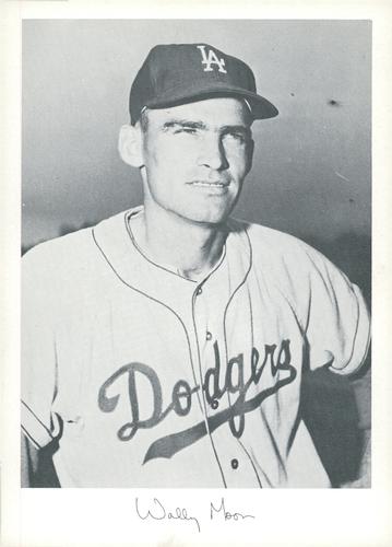 1960 Danny Goodman Los Angeles Dodgers Set A #NNO Wally Moon Front