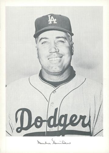 1960 Danny Goodman Los Angeles Dodgers Set A #NNO Duke Snider Front