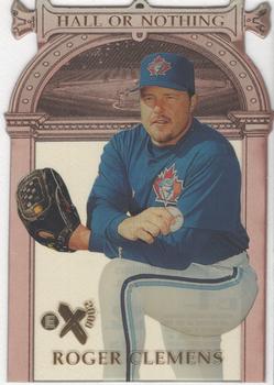 1997 SkyBox E-X2000 - Hall or Nothing #7 Roger Clemens Front