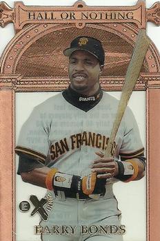 1997 SkyBox E-X2000 - Hall or Nothing #11 Barry Bonds Front
