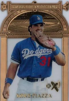 1997 SkyBox E-X2000 - Hall or Nothing #15 Mike Piazza Front