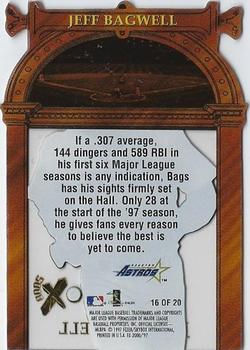 1997 SkyBox E-X2000 - Hall or Nothing #16 Jeff Bagwell Back