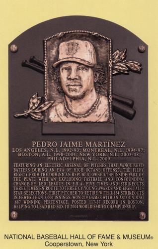 1965-22 Cooperstown Plaque Postcards #NNO Pedro Martinez Front