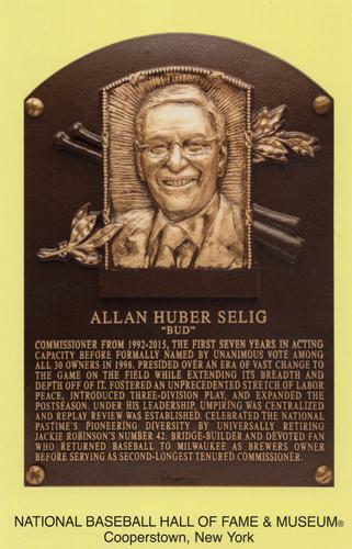 1965-22 Cooperstown Plaque Postcards #NNO Bud Selig Front