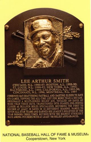 1965-22 Cooperstown Plaque Postcards #NNO Lee Smith Front
