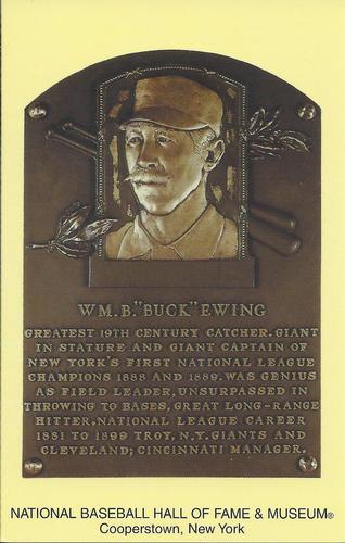 1965-22 Cooperstown Plaque Postcards #NNO Buck Ewing Front