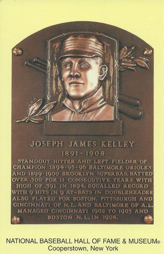 1965-22 Cooperstown Plaque Postcards #NNO Joe Kelley Front