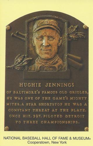 1965-22 Cooperstown Plaque Postcards #NNO Hughie Jennings Front