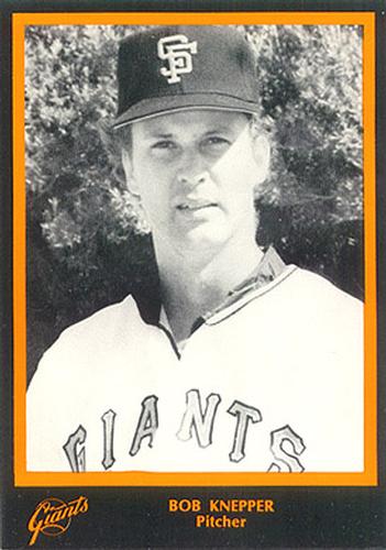 1977 San Francisco Giants Photocards #NNO Bob Knepper Front