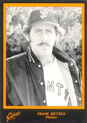 1977 San Francisco Giants Photocards #NNO Frank Riccelli Front