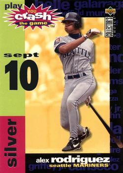1995 Collector's Choice - You Crash the Game Silver #CG17 Alex Rodriguez Front