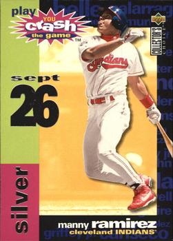 1995 Collector's Choice - You Crash the Game Silver #CG16 Manny Ramirez Front