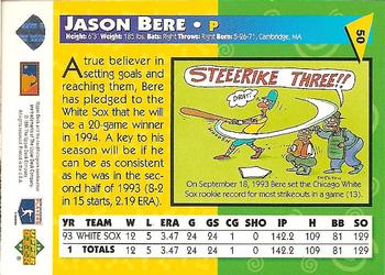 1994 Upper Deck Fun Pack #50 Jason Bere Back