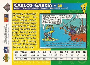 1994 Upper Deck Fun Pack #168 Carlos Garcia Back