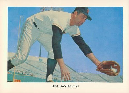 1968 San Francisco Giants Color Picture Pack #NNO Jim Davenport Front