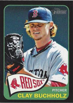 2014 Topps Heritage - Black Border #THC-213 Clay Buchholz Front