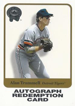 2001 Fleer Greats of the Game - Autographs Redemptions #NNO Alan Trammell Front