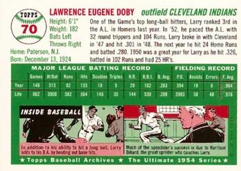 1994 Topps Archives 1954 #70 Larry Doby Back