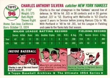 1994 Topps Archives 1954 #96 Charlie Silvera Back