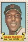1969 Topps Stamps #NNO Willie McCovey Front