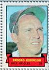 1969 Topps Stamps #NNO Brooks Robinson Front