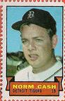 1969 Topps Stamps #NNO Norm Cash Front