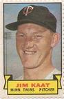 1969 Topps Stamps #NNO Jim Kaat Front